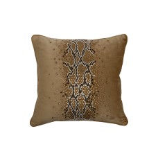Подушка со стразами "Питон" золотая Garda Decor 70SW-38072