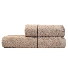 Полотенце Ариане жемчужное Garda Decor 119VAL-ATL70140-POL ZHE