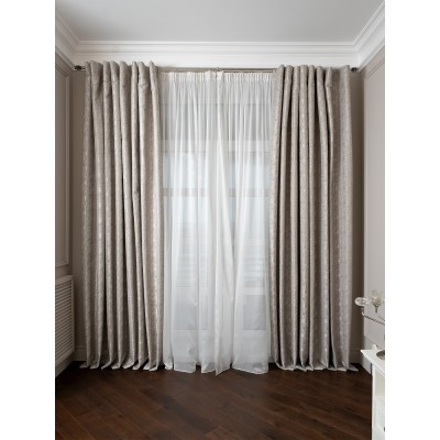 Портьера Ambition серая Garda Decor 121GD-00003/1