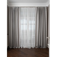 Портьера Gloss сер Garda Decor 121GD-00005/1