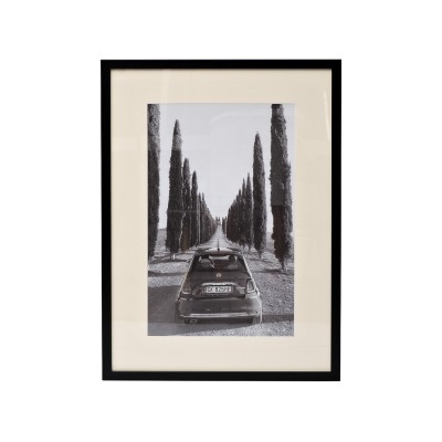 Постер "Италия-1" см, паспарту, багет черный Garda Decor 89VOR-ITALY-1