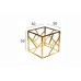 Приставной столик Garda Decor GY-ET2051214GOLD