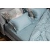 Простыня на резинке тенсель бирюзовая Garda Decor 144HF-70606