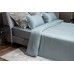 Простыня на резинке тенсель бирюзовая Garda Decor 144HF-70606