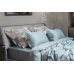 Простыня на резинке тенсель бирюзовая Garda Decor 144HF-70606