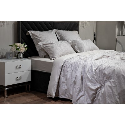 Простыня сатин бежевый Garda Decor 130HB-00044