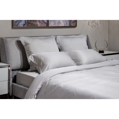 Простыня тенсель серая Garda Decor 144HF-10304