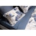 Простыня тенсель синяя Garda Decor 144HF-10405