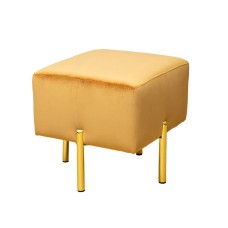 Пуф Mario вельвет оранжевый Velv ORANG см Garda Decor MARIO-Velv ORANG