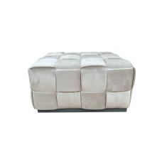 Пуф плетеный, велюр светло-бежевый см Garda Decor N-PUF-222 SVB