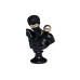 Статуэтка "Античный бюст" мужской черн. *h.35см Garda Decor D3524