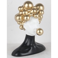 Статуэтка "Настроение" черный/золото см Garda Decor D3831