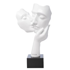 Статуэтка "Поцелуй" белая см Garda Decor D5128WH