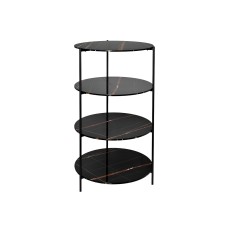 Стеллаж черный dсм Garda Decor 30B-STEL-962