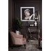 Стеллаж "Полусфера" прозрачное стекло/хром см Garda Decor KFG087