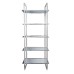 Стеллаж прозр.стекло/хром см Garda Decor 47ED-00400