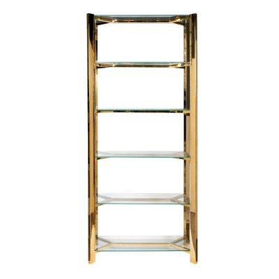 Стеллаж стекло прозр/золото см Garda Decor GY-08728