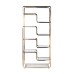 Стеллаж золотистый/прозр. стекло см Garda Decor 46AS-SH1652-GOLD