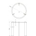 Стол журнальный dсм Garda Decor KFG202