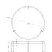 Стол журнальный dсм Garda Decor KFG203