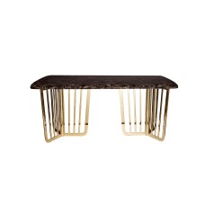 Стол обеденный Dark Emperador   см Garda Decor 33FS-1800-STOL/OB-PG
