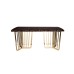 Стол обеденный Dark Emperador   см Garda Decor 33FS-1800-STOL/OB-PG