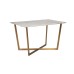 Стол обеденный Pearl White см Garda Decor 33FS-DT19F335-BBS