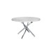 Стол обеденный круглый dсм ножки хром Garda Decor 30F-STOL/OB-9571