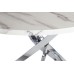 Стол обеденный круглый dсм ножки хром Garda Decor 30F-STOL/OB-9571