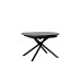 Стол обеденный раскл.керам.чёрный 90(120)*см Garda Decor 83MC-1957DT BL