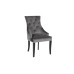 Стул 236 велюр серый Riv96 см Garda Decor 236-2K-СЕРЫЙ-Riv96