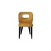 Стул Unico горчичный велюр Colt022-Orang см Garda Decor UNICO-Colto22-ORANG