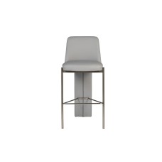 Стул барный серый см Garda Decor 58DB-19307