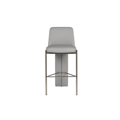 Стул барный серый см Garda Decor 58DB-19307