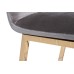 Стул барный велюр серый см Garda Decor 30C-DX-2091 GRE