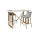 Стул барный велюр серый см Garda Decor 30C-DX-2091 GRE