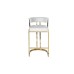 Стул барный, золото/ велюр светло-серый Garda Decor GY-B8216GOLD-LG