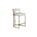 Стул барный, золото/ велюр светло-серый Garda Decor GY-B8216GOLD-LG