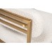 Стул букле бежевый/матовое золото см Garda Decor GY-08504