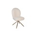Стул обеденный поворотный букле белый см Garda Decor 30C-12390