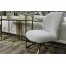 Стул обеденный поворотный букле белый см Garda Decor 30C-12390