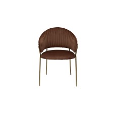 Стул обеденный велюр коричневый см Garda Decor 30C-12961