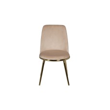Стул велюр бежевый/золото см Garda Decor 76AR-24GOLD