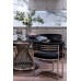 Стул велюр черный/хром см Garda Decor GY-8504STUL-CHERN