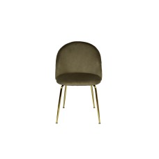 Стул велюр хаки, мет.ножки см Garda Decor 30C-30177