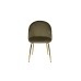 Стул велюр хаки, мет.ножки см Garda Decor 30C-30177