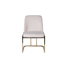 Стул велюр кремовый/золото см Garda Decor GY-DC8365GOLD-CR