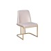 Стул велюр кремовый/золото см Garda Decor GY-DC8365GOLD-CR