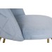 Стул велюр серо-голубой, мет.ножки см Garda Decor 30C-301-1G LBL