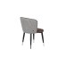 Стул велюр серый см с ч/б спинкой Garda Decor 30C-1232F GR